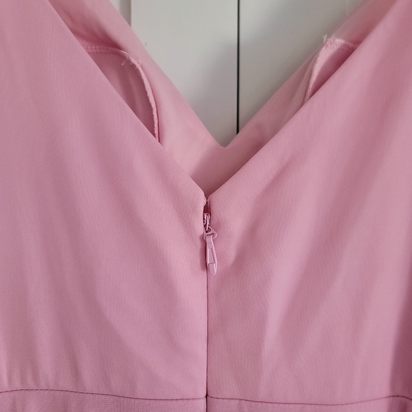 NWT Azazie Evalin Formal Dress | Size 14 Candy Pink - Picture 7 of 13